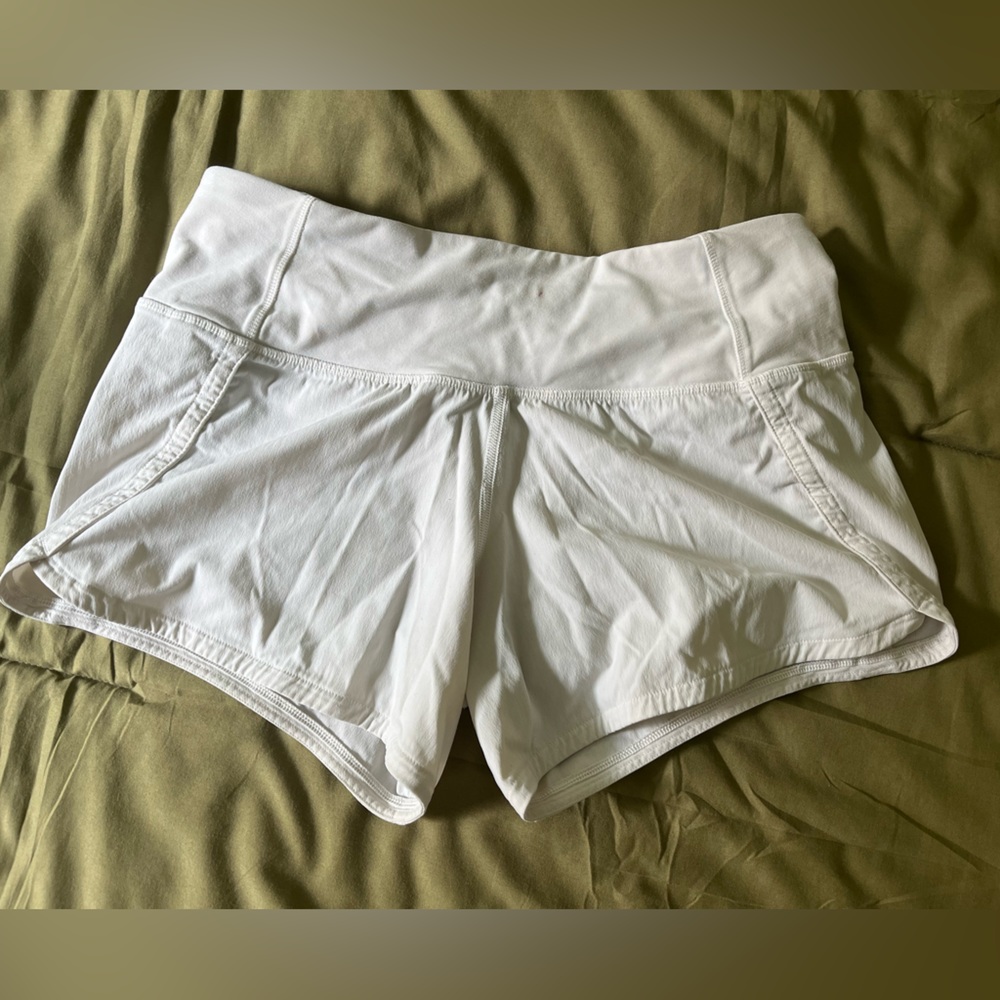 Lululemon white shorts!!